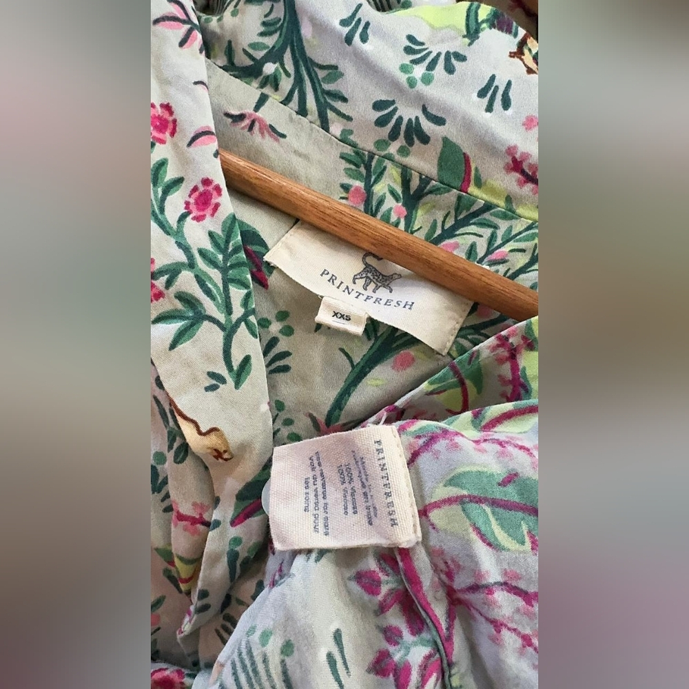 Printfresh Botanical Print Pajama Set - image 8